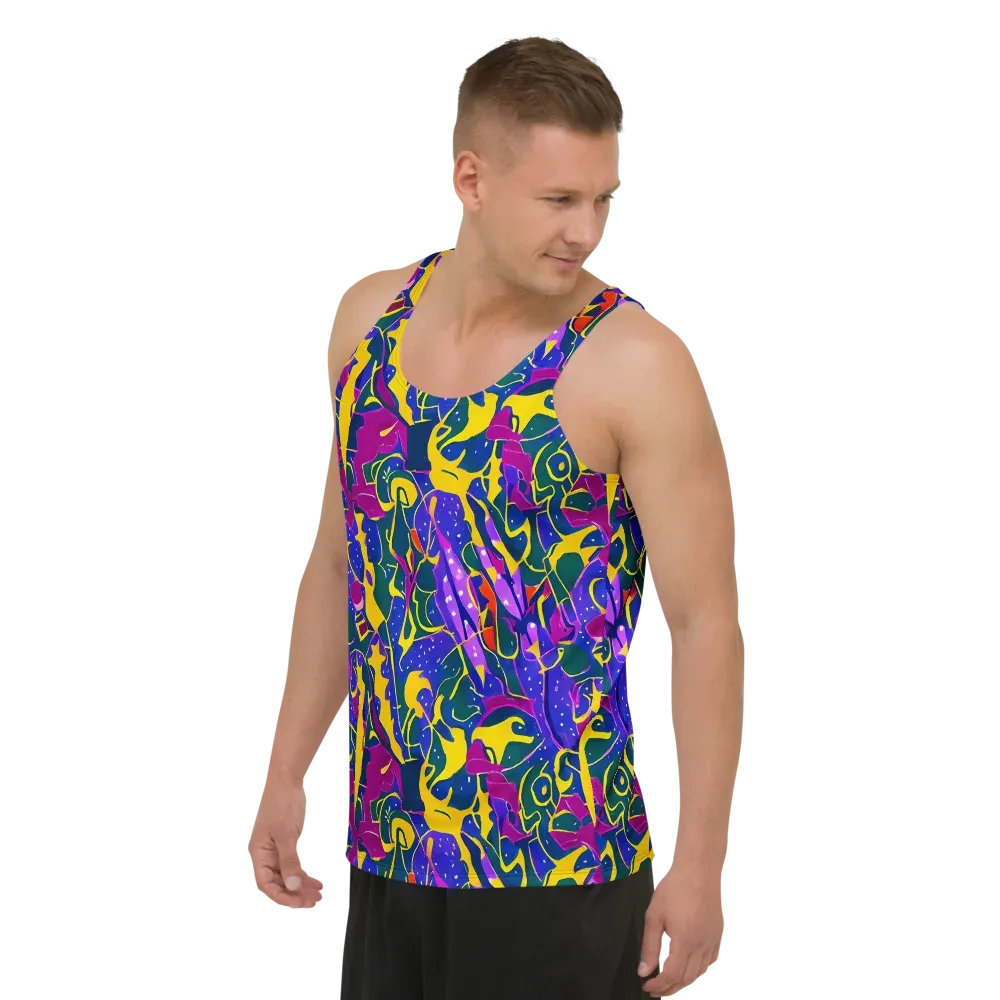 Afterdark Color on Men's Tank Top — Left Front