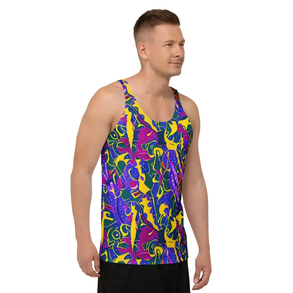 Afterdark Color on Men's Tank Top — Right Front