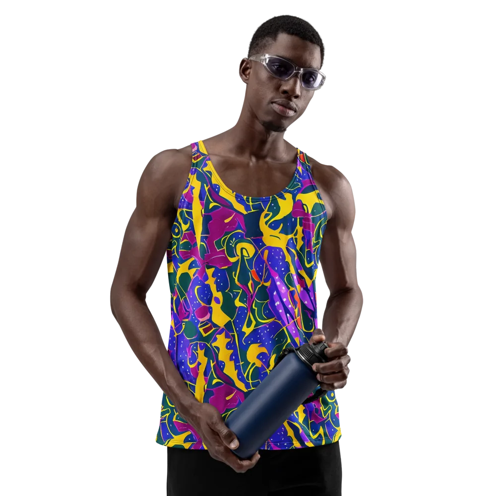 Afterdark Color on Men's Tank Top — Front
