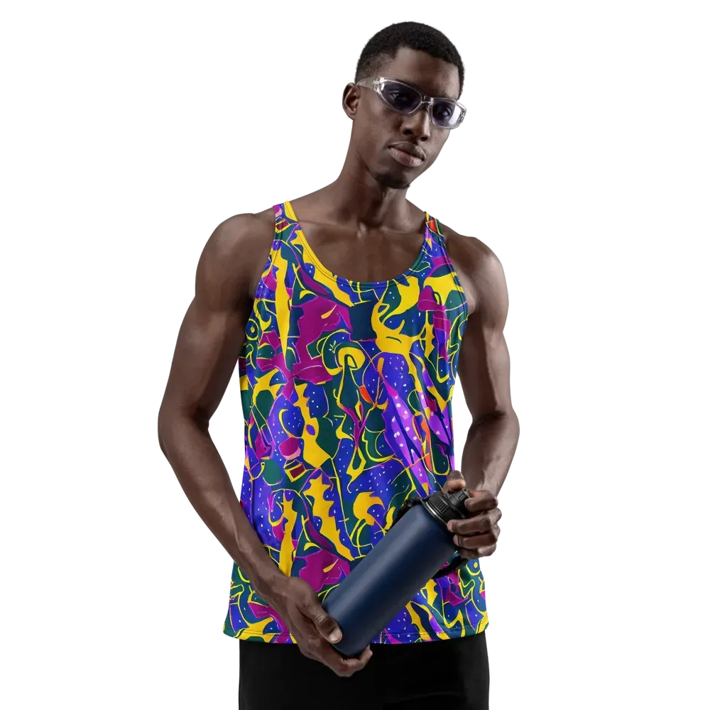 Afterdark Color on Men's Tank Top — Front