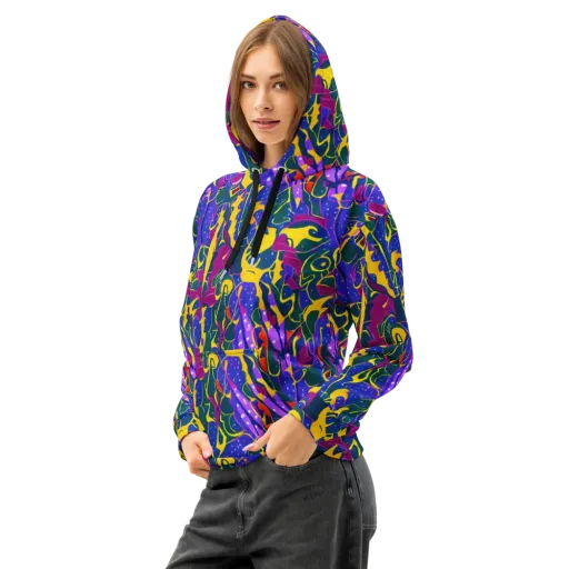 Afterdark Color on a Cotton Hoodie