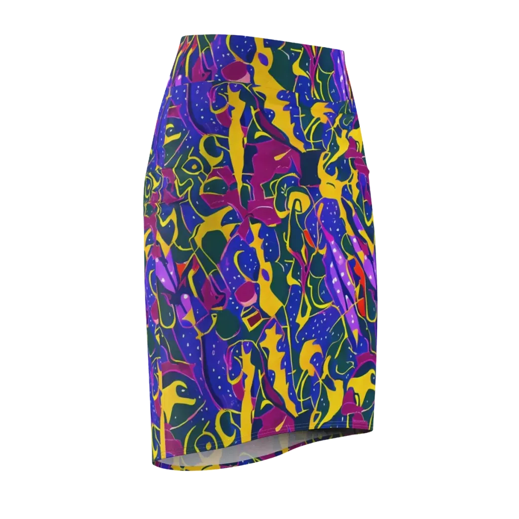 Afterdark Color on Pencil Skirt — Front Side