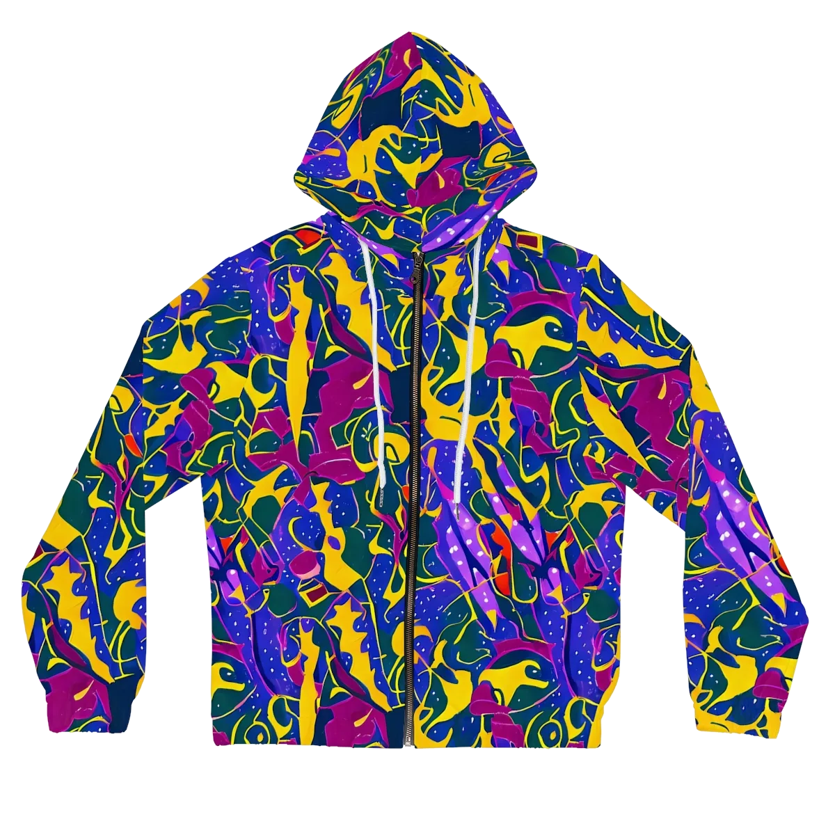 Afterdark Color on Women's Full-Zip Hoodie — Front