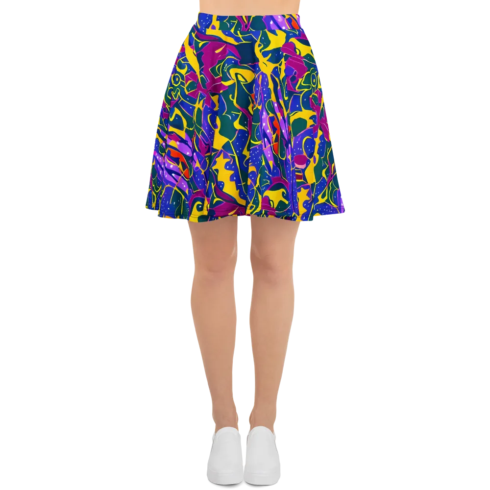 Afterdark Color on Skater Skirt — Front
