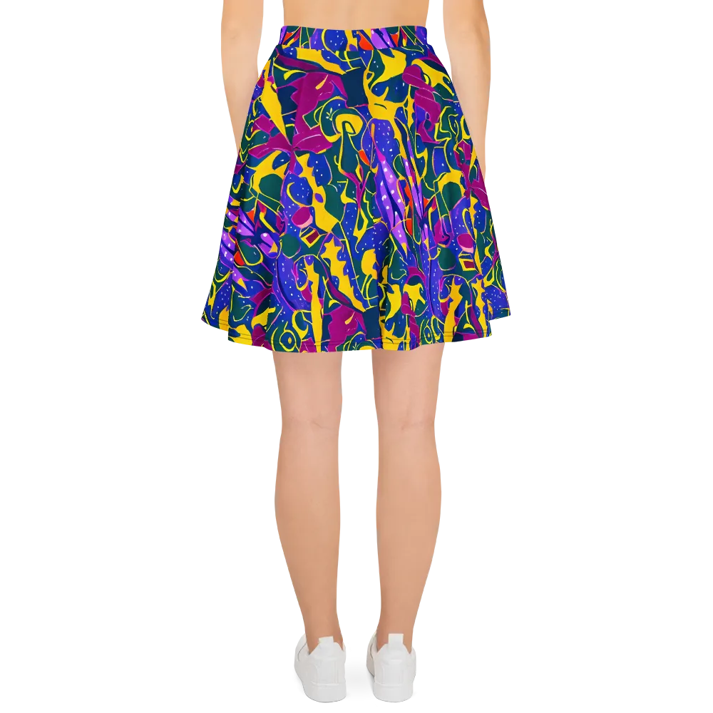 Afterdark Color on Skater Skirt — Back