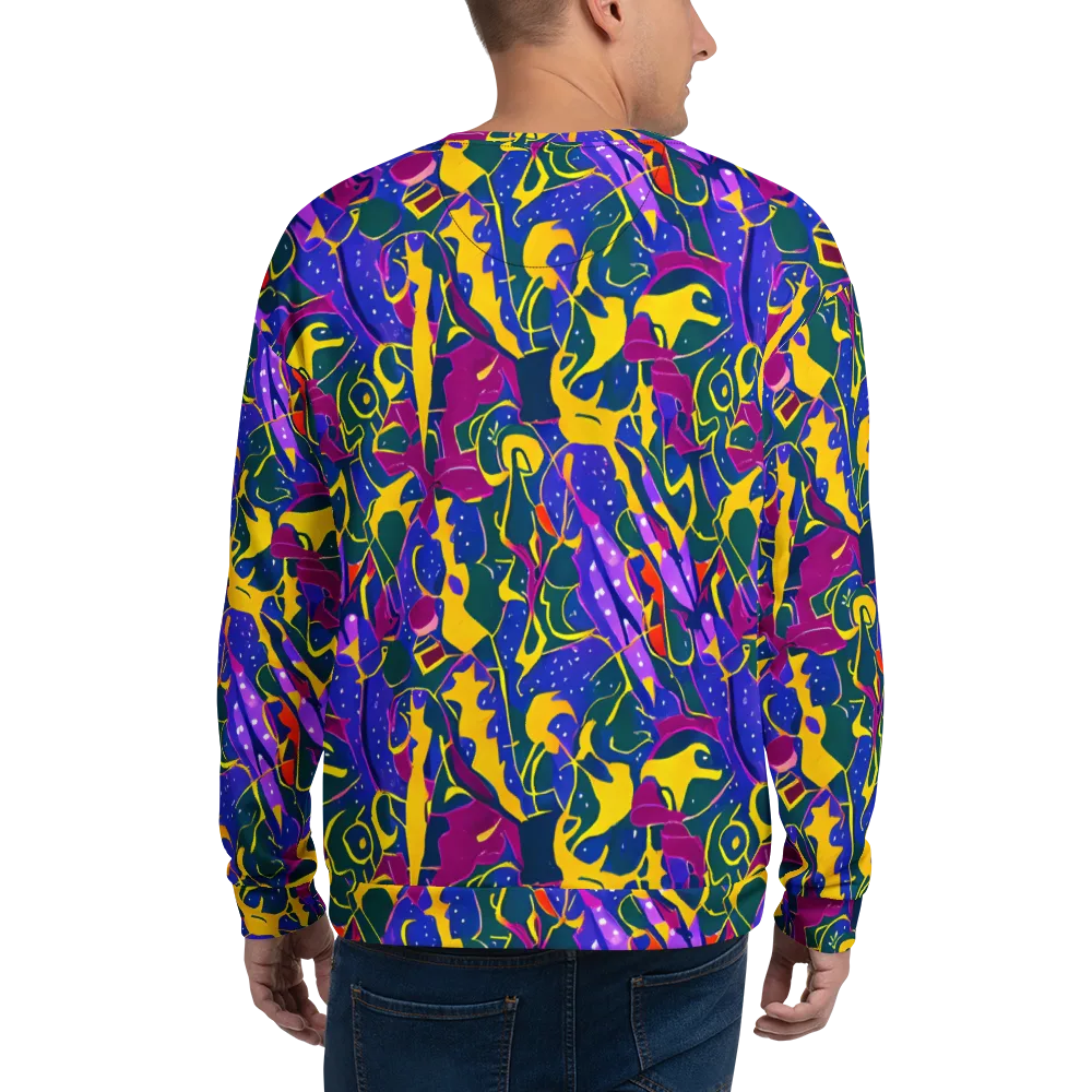 Afterdark Color on Sweatshirt — Back