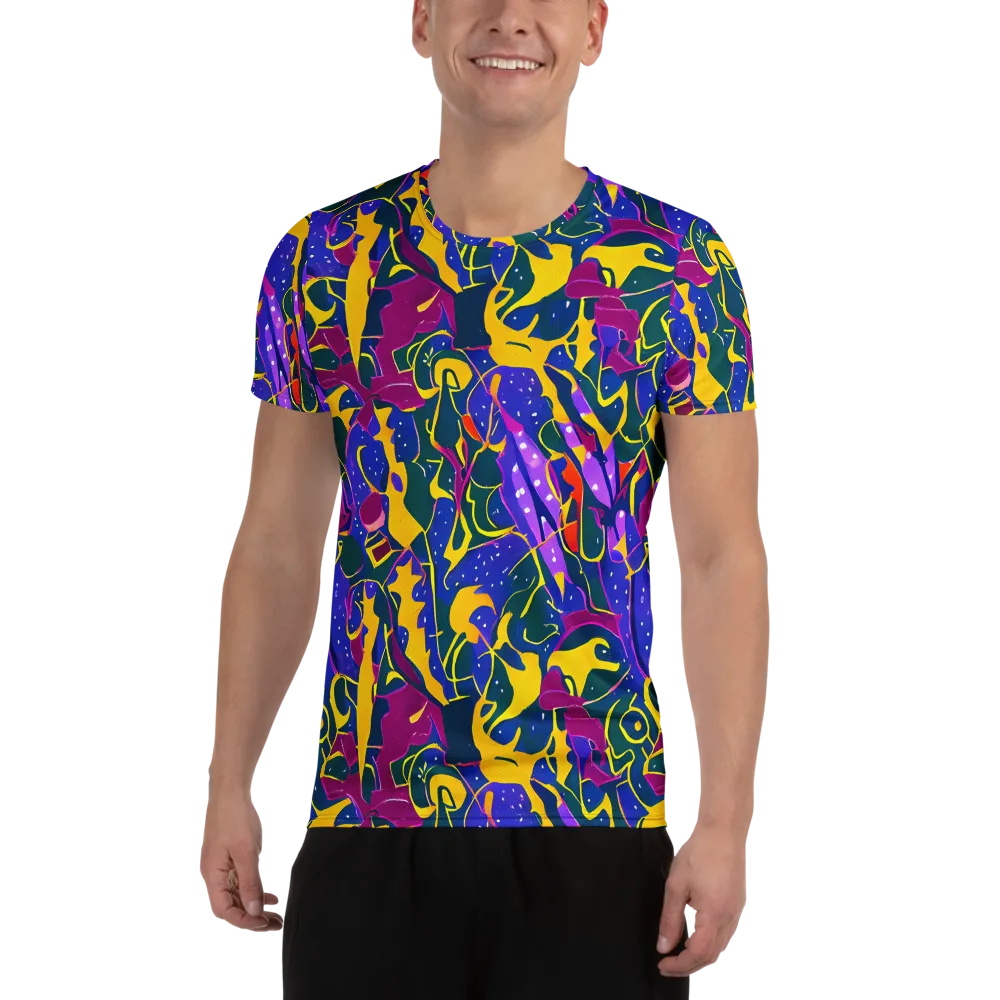 Afterdark Color on Men's Athletic T-Shirt — Front