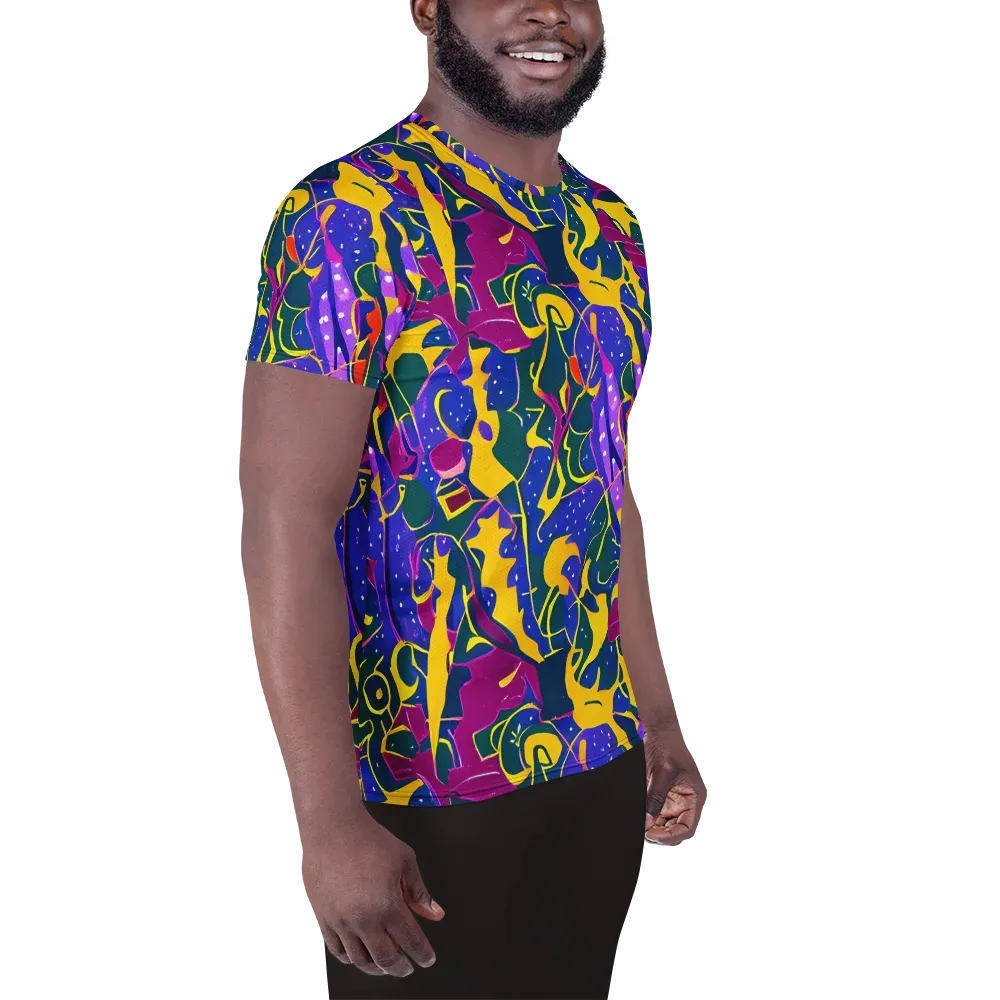 Afterdark Color on Men's Athletic T-Shirt — Right