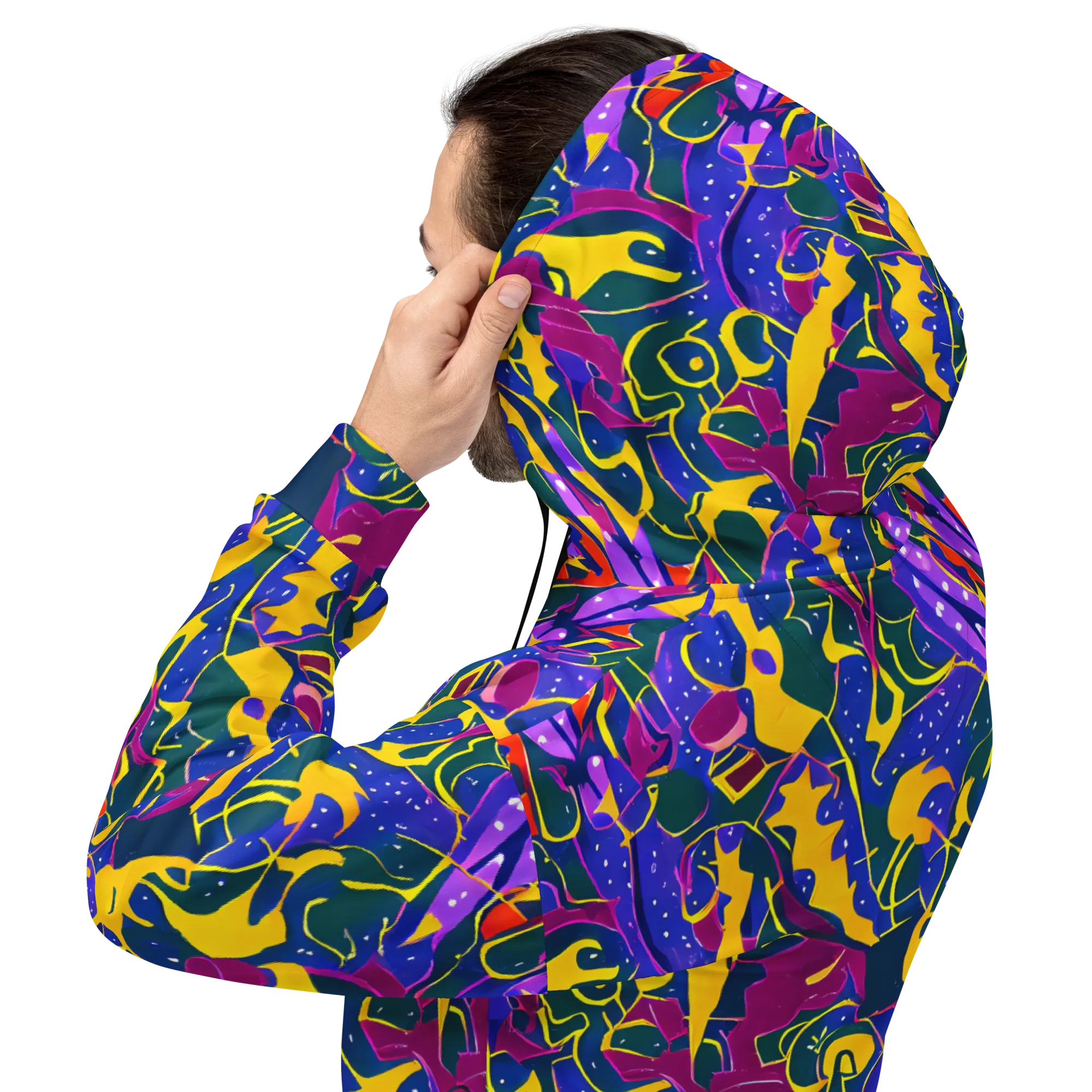 Afterdark Color on Hoodie — Back