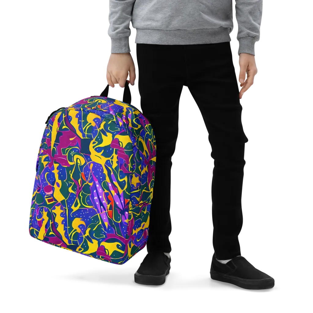 Afterdark Color on Minimalist Backpack — Zoomed-in