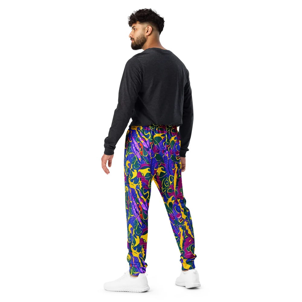 Afterdark Color on Men's Joggers — Back