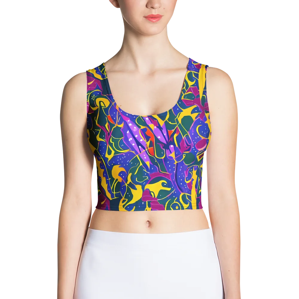 Afterdark Color on Crop Top — Front