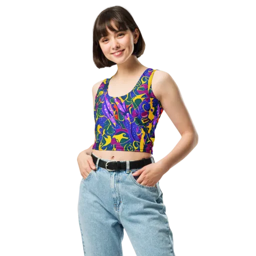 Afterdark Color on a Crop Top