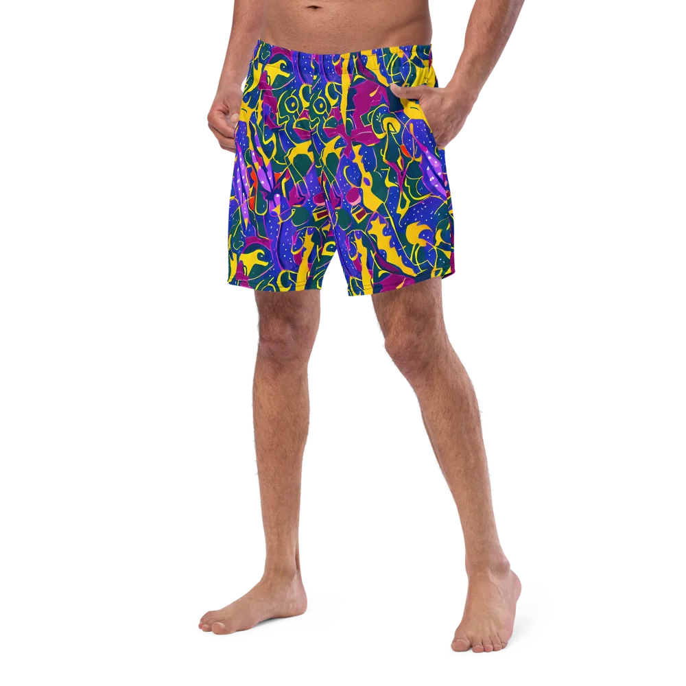 Afterdark Color on Swim Trunks — Left Front