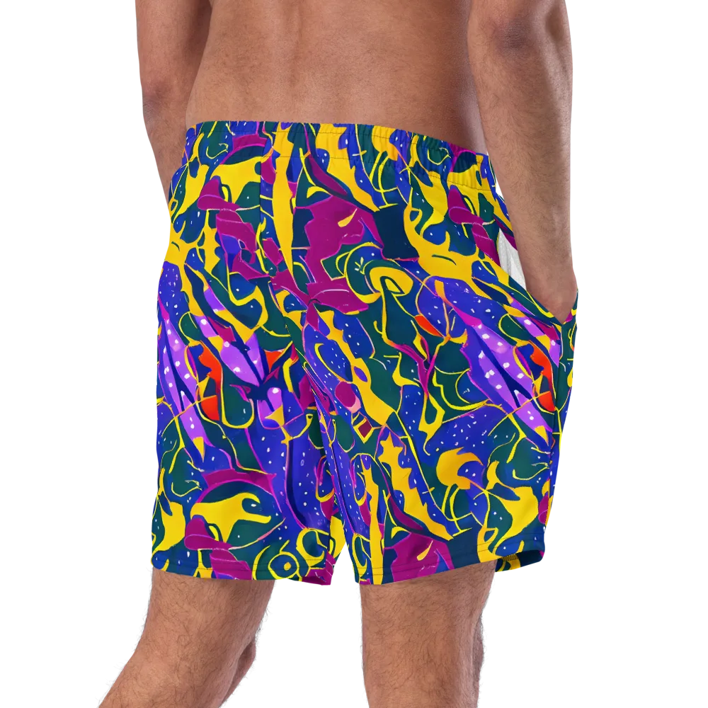 Afterdark Color on Swim Trunks — Right Back