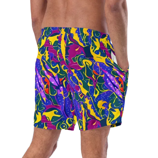 Afterdark Color on a Swim Trunks