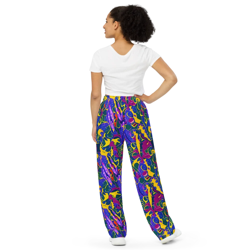 Afterdark Color on Wide-Leg Pants — Back