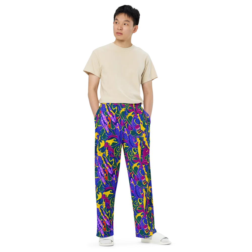 Afterdark Color on Wide-Leg Pants — Front