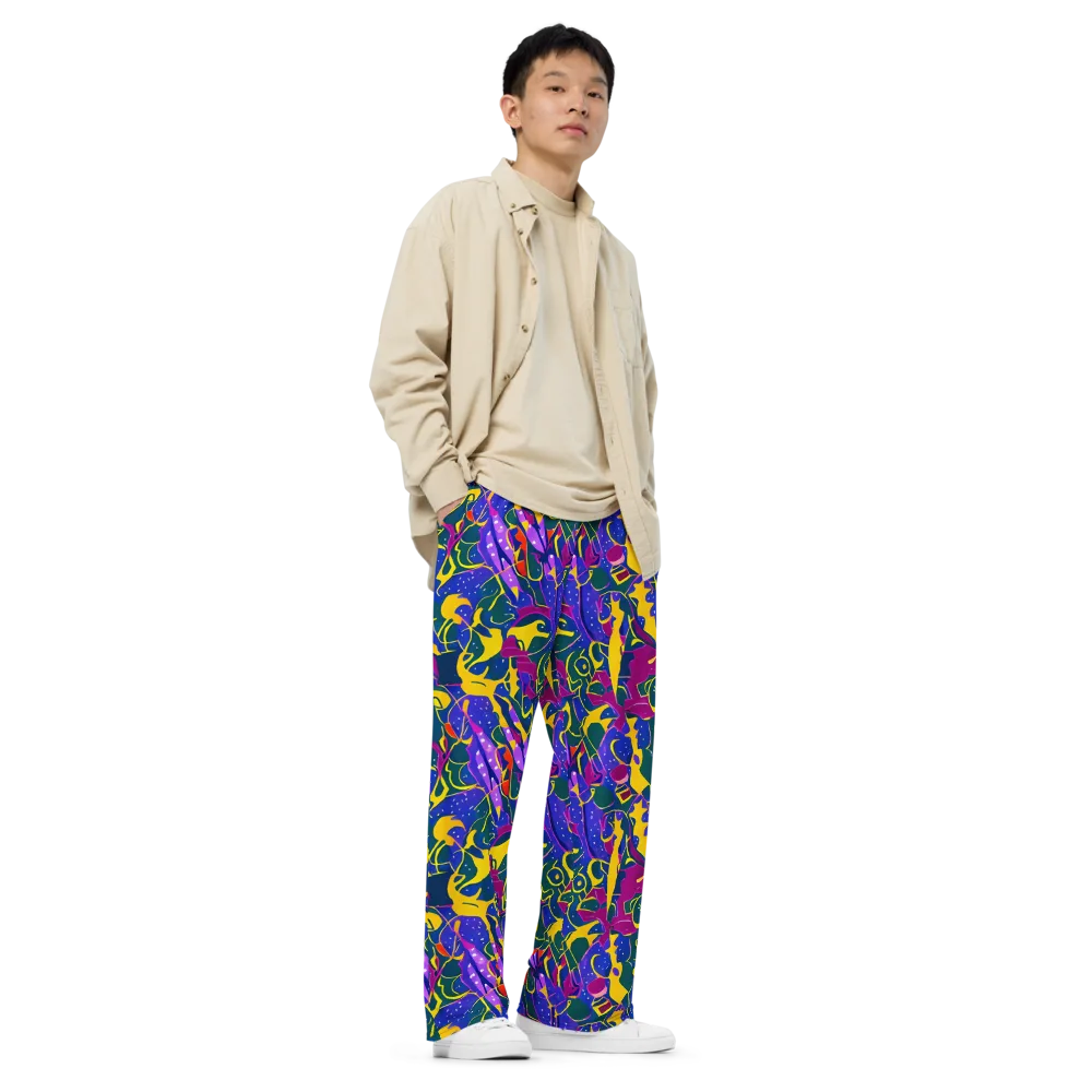 Afterdark Color on Wide-Leg Pants — Right Front