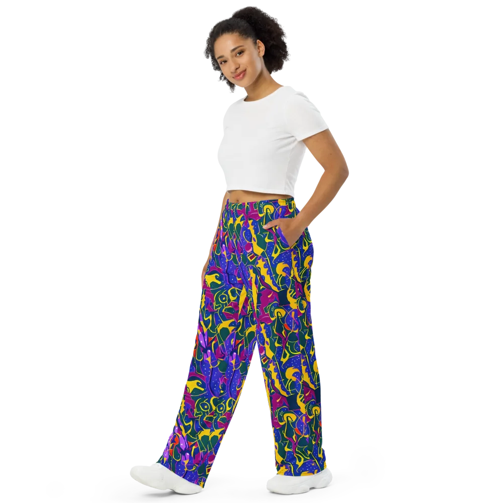 Afterdark Color on Wide-Leg Pants — Left Front
