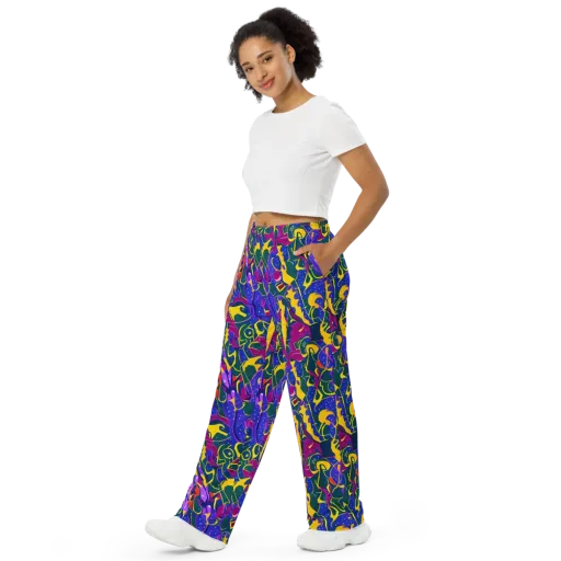 Afterdark Color on a Wide-Leg Pants