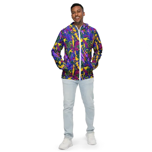 Afterdark Color on a Men's Windbreaker