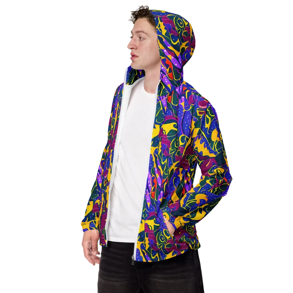 Afterdark Color on Men's Windbreaker — Left Front