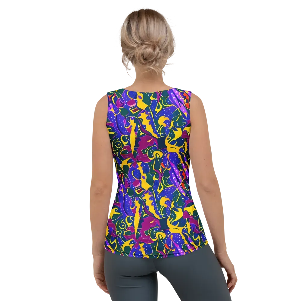 Afterdark Color on Women's Tank Top — Back