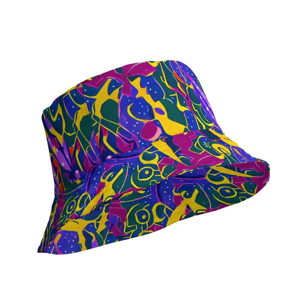 Afterdark Color on Reversible Bucket Hat — Product details Outside