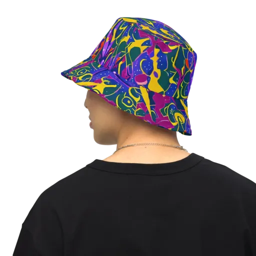 Afterdark Color on a Reversible Bucket Hat