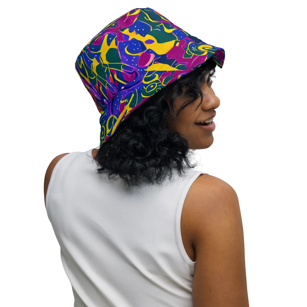 Afterdark Color on Reversible Bucket Hat — Right Outside