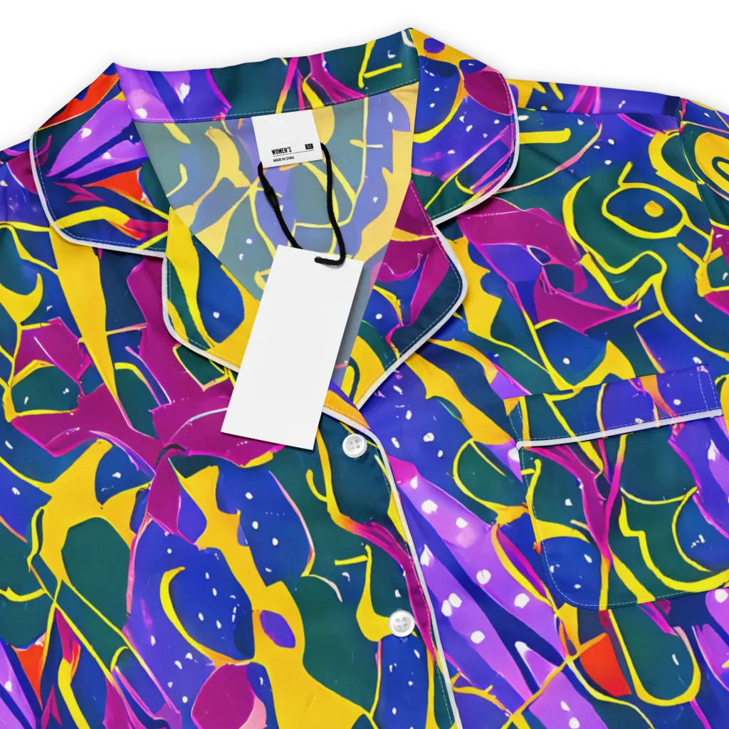 Afterdark Color on Women's Short Sleeve Pajama Top — Product details