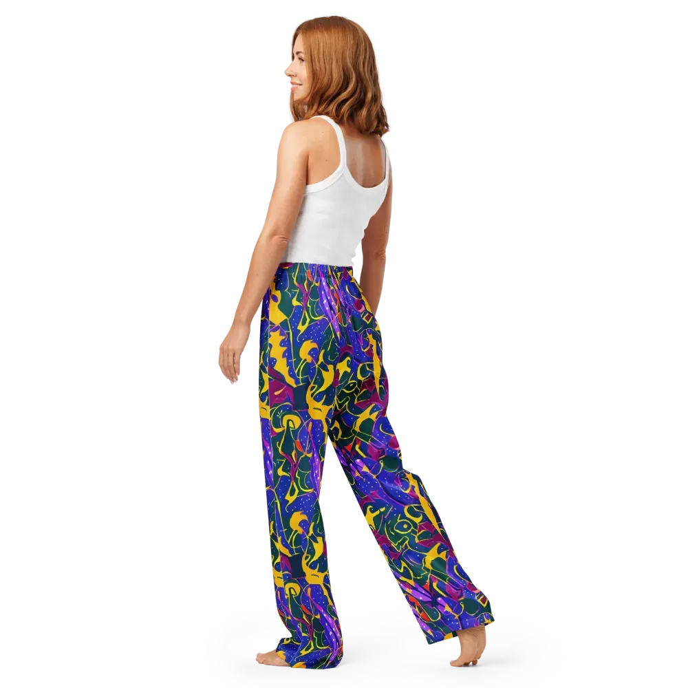 Afterdark Color on Women's Pajama Pants — Back