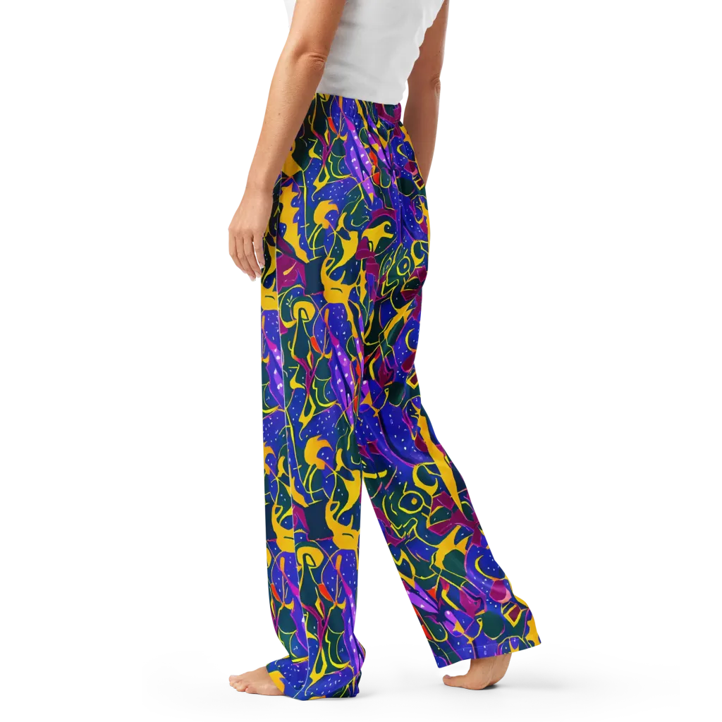 Afterdark Color on Women's Pajama Pants — Left