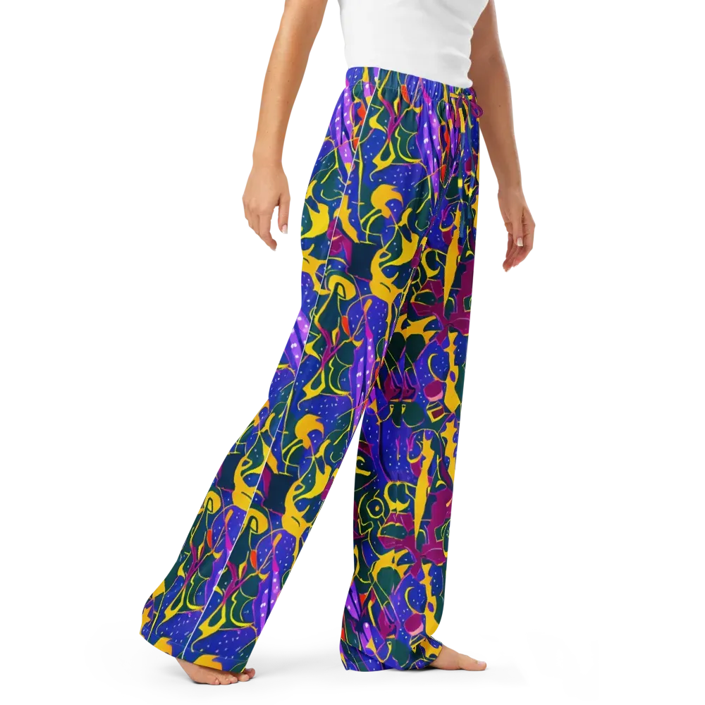 Afterdark Color on Women's Pajama Pants — Right Front
