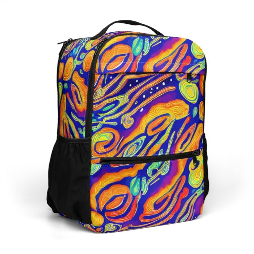 Aubergine Inferno on a Utility Backpack