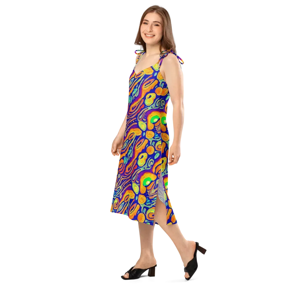 Aubergine Inferno on Slip Dress — Left Front