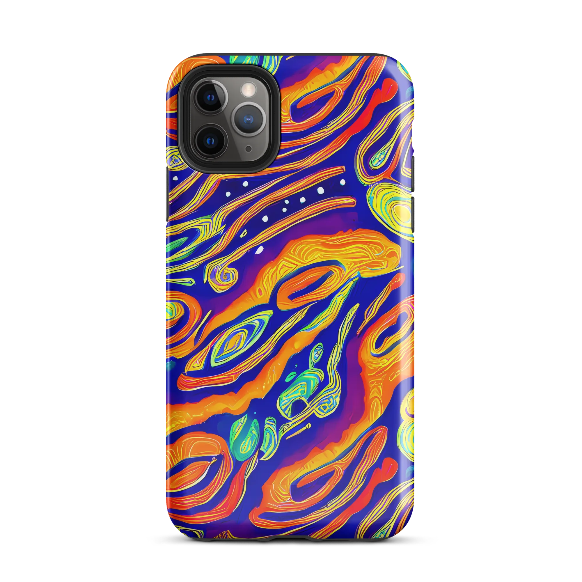Aubergine Inferno on Tough Case for iPhone® — Front