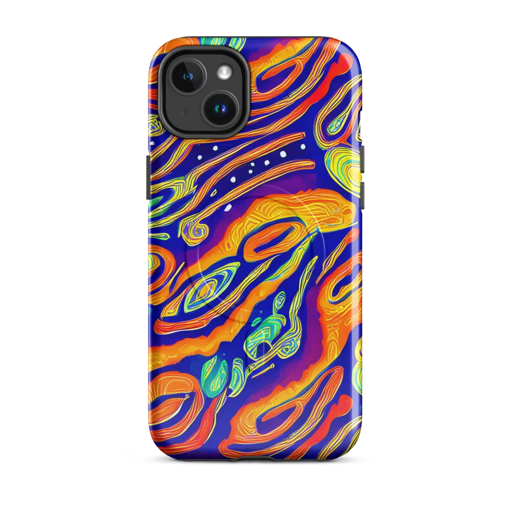 Aubergine Inferno on MagSafe Tough Case for iPhone® — Front