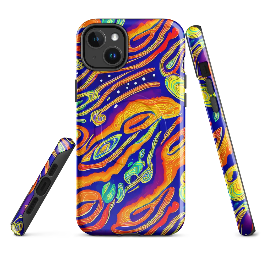 Aubergine Inferno on MagSafe Tough Case for iPhone® — Front