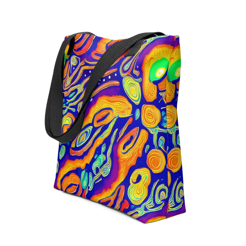 Aubergine Inferno on Tote Bag — Front