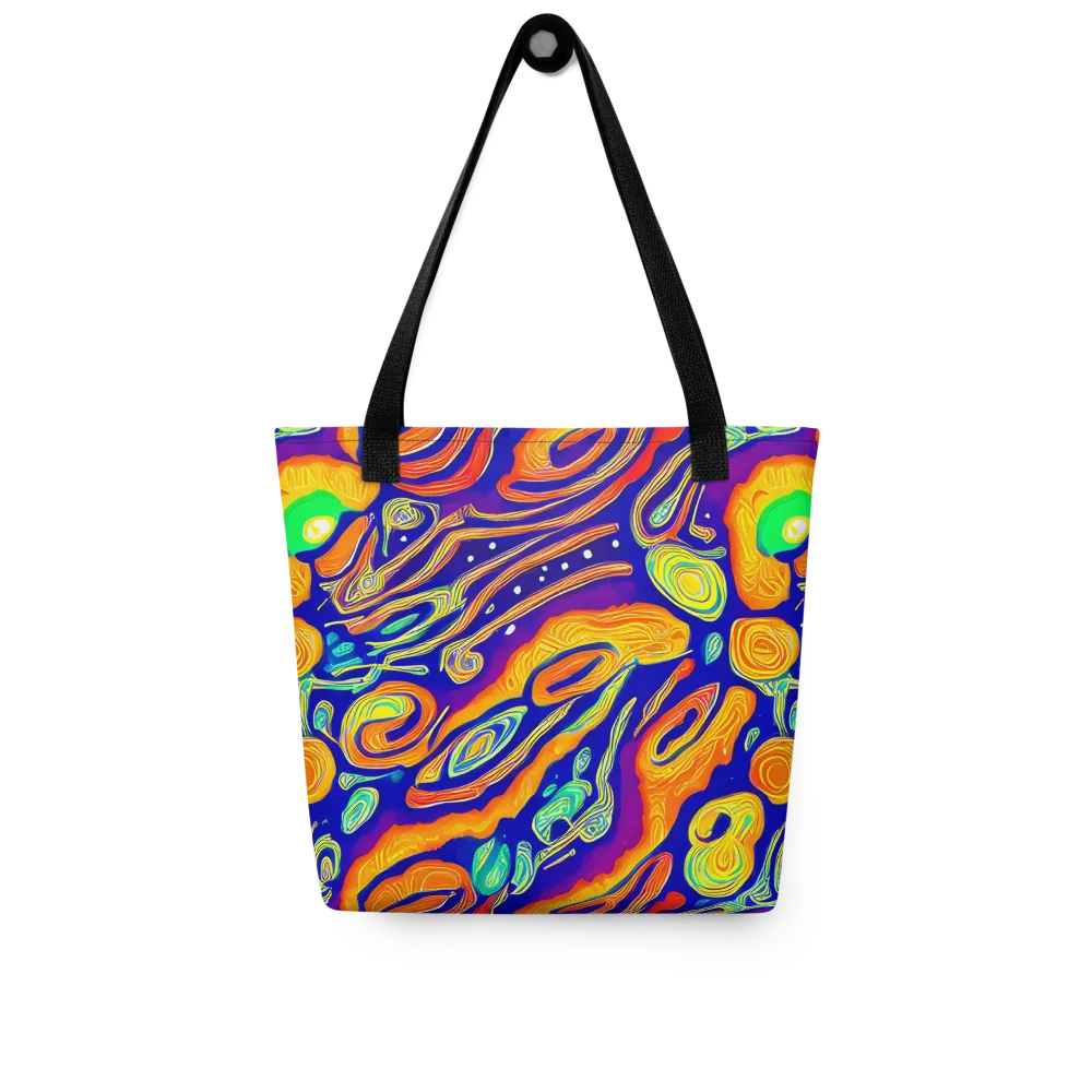 Aubergine Inferno on Tote Bag — Front