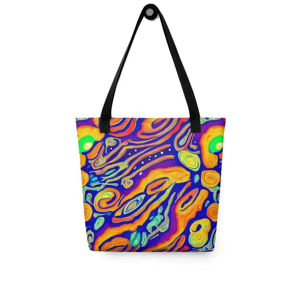 Aubergine Inferno on Tote Bag — Front