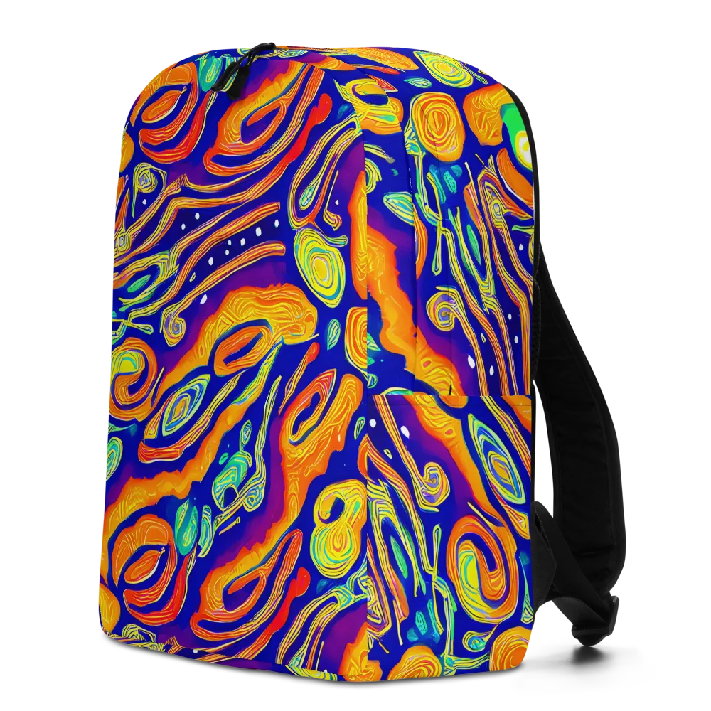 Aubergine Inferno on Minimalist Backpack — Left