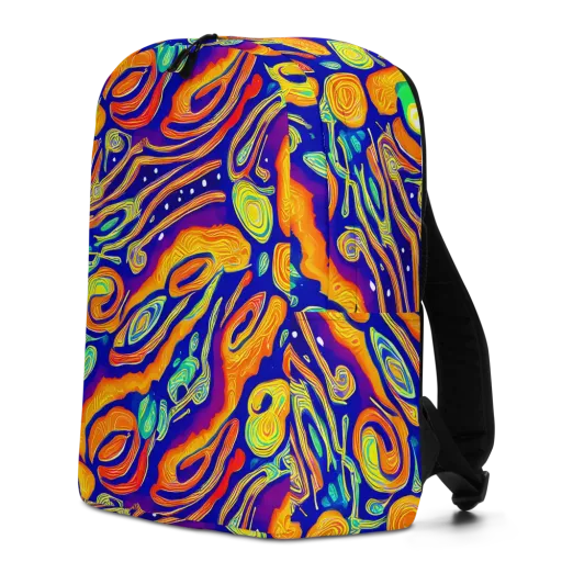 Aubergine Inferno on a Minimalist Backpack