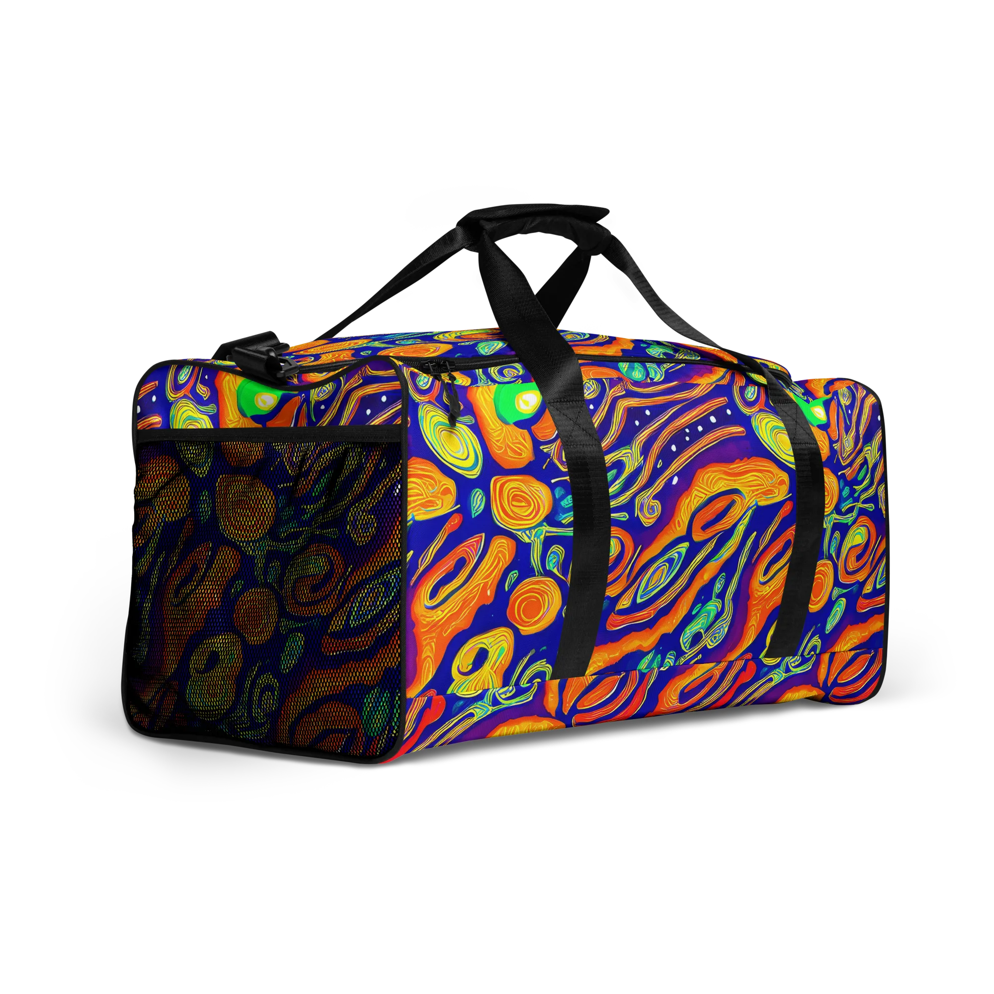 Aubergine Inferno on Duffle Bag — Right Front
