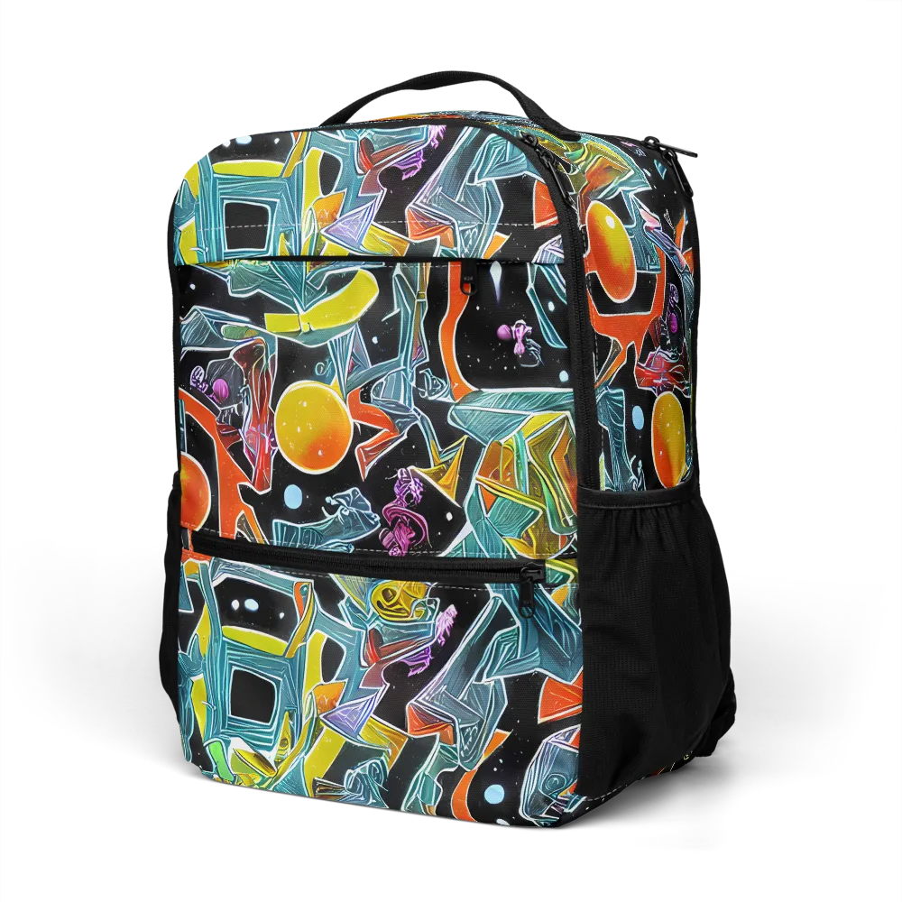 Lunar Collision on Utility Backpack — Left Front
