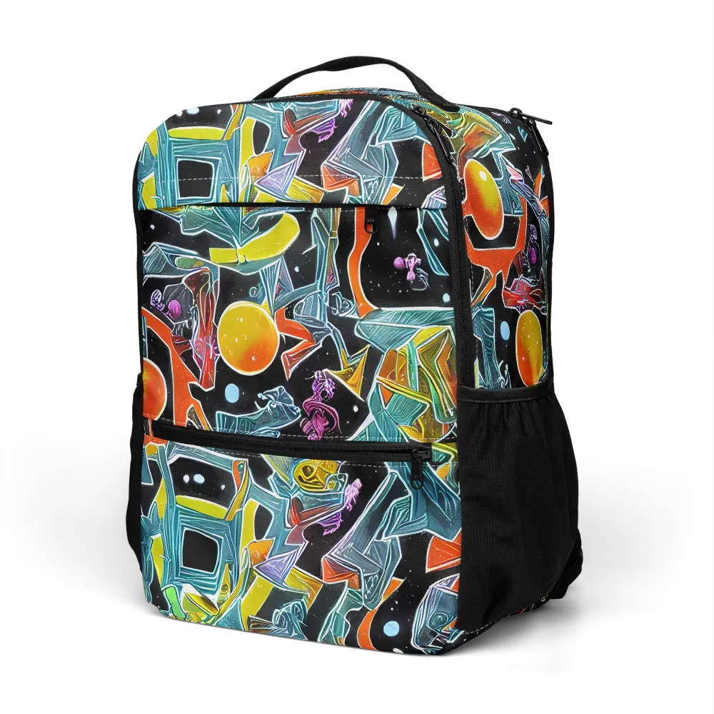Lunar Collision on Utility Backpack — Left Front
