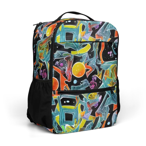 Lunar Collision on a Utility Backpack