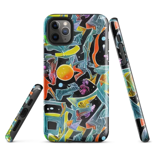 Lunar Collision on a Tough Case for iPhone®